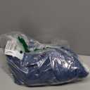 Women's Plus Size Denim Dress Short Sleeve V Neck Short Dress Ruffle Hem Boho Casual Jean Dresses (3X, Light Blue)