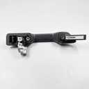 Front Right Passenger Side Exterior Door Handle Chrome with Black Painted Compatible with Honda Odyssey 2011-2017