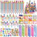 Ulema 24 Pack Cute Cartoon Animal Stationery Set,Birthday Gifts for Boys Girls School Goodie Bags School Classroom Games Rewards.