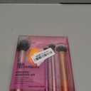 Real Techniques 5 Piece Everyday Essentials Makeup Brush Set, Includes 4 Brushes & Makeup Sponge, For Foundation, Blush, Bronzer, Contour, Eyeshadow, & Powder, Travel Gift Set, Cruelty-Free & Vegan