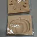 Meanplan Carved Wooden Cookie Mold, Baking Embossing Cookies Stamp Mold Cutter Funny 3D Heart Wood Rose Dessert Tools for Christmas Kitchen DIY Baking Tools (Heart Rose)(Maple Leaf, Pumpkin)