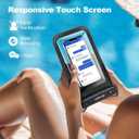 1 Pack Waterproof Phone Pouch - 10in Waterproof Phone Case with Lanyard, IPX8 Cellphone Dry Bag Beach Essentials for iPhone 16 15 14 Pro Max, Galaxy S25 S24 S23 Ultra, Cruise Ship Essentials (Extra Large [10-inch])
