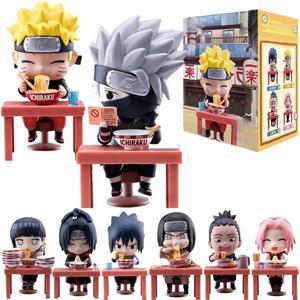 MINISO Naruto Shippuden Ramen-Themed Figure Blind Box, Exquisite Collectible Ornament for Gifting(1-Random Piece)