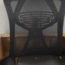 Ticova Ergonomic Office Chair - High Back Desk Chair with Adjustable Lumbar Support, Headrest & 3D Armrest - 130Rocking Mesh Computer Chair (70D x 26W x 54H cm, Black)