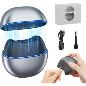 Quiet Electric Nail Clipper with Built-in LED Lights and dust Collection Box. This Electric Nail File has Low Vibration and is Portable, a Thoughtful Gift for Men, Women, Babies, and the Elderly