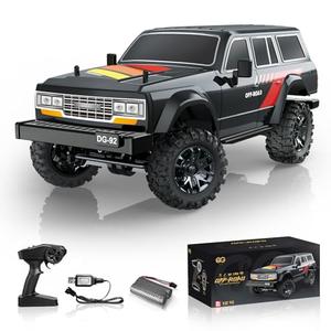 A ALPHA 1/12 Full Proportional Remote Control 4×4 Off Road Truck, Fast RC Car & Monster Truck Toys, High-Speed Model Car, 7.4V Rechargeable Battery All Terrain 4X4 RC Trucks for Adults & Boys Age 14+ missing parts