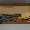 Floroom Artificial Greenery Stems Box Set, 39pcs with 8 Kinds of Faux Greenery Flowers Picks for DIY Bridal Bouquets Wedding Floral Arrangement Table Centerpieces, Earth Tones & Teal