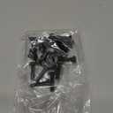 1/4-20 x 1-1/2" Hex Head Screw Bolt, Nuts, Flat & Lock Washers, 20Pcs 18-8 (304) Stainless Steel, Fully Threaded, Black Oxide by SG TZH