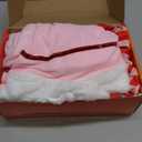 rumnigh Christmas Elves Costume For Women,Elves costume adult Women Christmas Cosplay Costume Full Set (XX-Large, Pink)