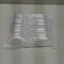 Tessco 200 Pcs 4" Tear Drop Appetizer Spoons Mini Appetizer Plates Reusable Tasting Spoons Plates Catering Supplies Disposable for Serving Small Desserts Cakes Bowls(White, Clear)