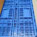52L Plastic Collapsible Storage Bins with Handles,