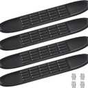 Nerf Bar Replacement Pads Kit for Platinum 3 Nerf Bars 20" Pad with 4 Holes, 19.8" X 3.2"(18.6" Outer Hole Spacing) Durable Non-Slip Running Boards Replacement PadsVerify Tube Size & Hole Spacing