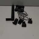 KDD Gaming Headphones Stand, Rotatable Headset Stand with Light Modes - Controller Holder with 2 USB Charging Ports and 3.5mm - Earphone Hanger Accessories for Desktop Gamer(Black)