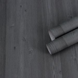 2 x LiKiLiKi Wood Grain Contact Paper - Gray Peel and Stick Wallpaper for Countertops, Cabinets, and Drawers - Self-Adhesive, Removable - Vinyl 15.7'' x 118''