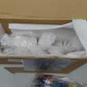 RattanView 24 Set 3D DIY Flower Ceramics to Paint Kit Ready to Paint Your Own Flower Figurines Unpainted Ceramics Spring Painting Statues Crafts for Adult Party Favor