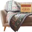 Maison d' Hermine Throw Blanket for Couch Lightweight Soft Warm Breathable Cotton Throw Blankets for Bed Girls Boys Women Men Gifts Sofa Travel Living Room Easter Gifts (60" X 80", Osaka)