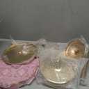 LANLONG Gold Metal Cake Stand for Set of 3, 12in Round Wedding Cupcake Holder for Table, Dessert Cupcake Pedestal Display Plate for Party Wedding Anniversary Baby Shower