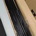 FDW 3-Panel Room Divider Privacy Screen, 6FT Portable Folding Partition with Metal Frame (102" W x 70" H) for Office/Home Use, Grey