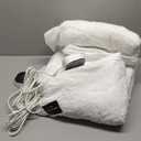 Bwarm Multizone Heated Mattress Pad Queen, Electric Mattress Pad Sherpa Fleece Bed Warmer with 9 Heat Settings, 112 Hours Auto Off Deep Pocket, Machine Washable, Wave White Queen 60" x 80"