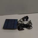 Solar Fountain Pump Kit with Separate Solar Panel, 1.8 W Upgraded Solar Water Pump with 3 M Long Cable & 4 Nozzles Solar Water Fountain for Bird Bath, Outdoor Pond, Patio Garden No Power Storage