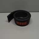 0.6" Rise Threshold Ramps for Doorways, 2000 Lbs Load Capacity, 35.5" Wide Natural Rubber Power Wheelchair Ramp is Adjustable and Cuttable for Doorways, Curb, Sweeper, Power Scooters, Bathroom