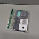 BaHaHoues for Samsung Galaxy S22 Case with Built in Kickstand,Shockproof/Dustproof/Drop Proof Military Grade Protective Cover for Galaxy S22 5G 6.1 inch (Dark Blue/Aqua Blue)