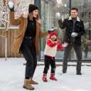 Winter Snow Boots for Women: Warm Fur Lined Ladies Ankle Booties Comfortable for Outdoor Walking