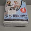 Utopia Bedding Washable Underpads 34" x 36" (Pack of 4), Waterproof Reusable Heavy Absorbency Incontinence Bed Pads for Adults, Kids, Elderly and Pets, Bedwetting Pads for Sofa and Couch (White)