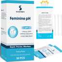 2 x At-Home Vaginal pH Test Kit: 30 Strips + 30 Individually Wrapped Swabs - Fast & Accurate Feminine Health Monitoring for pH Balance, BV & Yeast Infection - Professional Grade