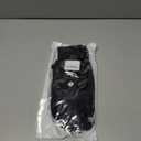 Winter Touchscreen Gloves, Black, Waterproof PU Material, Anti-Slip Texture, Fleece-Lined for Cold Weather, Unisex