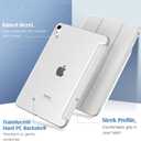 TiMOVO for iPad Air 11 Inch Case (M3/M2-2025/2024), iPad Air 5th Generation 2022/4th Gen 2020 10.9 Inch, Slim Hard Translucent Back Cover, Support Auto Wake/Sleep, Apricot Gray