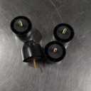 Sweetcrispy Massage Recliner Chair for Adults, Adjustable Home Theater Seating with Lumbar Support for Living Room, Modern Fabric Reclining, Black