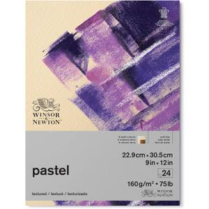 Winsor & Newton Professional Pastel Paper Pad, 9" x 12", 24 sheets, 160gsm, Earth Colors