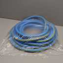 HQMPC Hose Garden Hose With 5/8 in. x 30 ft. Water Hose Heavy Duty Durable Material Water Hose with Solid Fittings (BLUE)