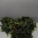 6FT Real Touch Cedar Garland - Artificial Christmas Garland Fake Green Faux Thick and Lush Pine Needles Garlands for Table Fireplace Mantle Holiday Home Indoor Outdoor Decor