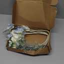 6 Pcs 23.6 Inch Light Blue White Artificial Flowers Cosmos for Vase,Blue Fake Flowers Artificial Silk Flower Arrangements with Stems for Wedding Bouquets Table Centerpieces Home Decor