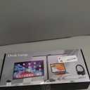 CHARYJOD Dimmable LED Desk Lamp with USB Charging Port Bright, 50 Lighting Modes Dual Swing Arm Architect Table Lamp Light Desk Lamp for Home Office Dorm Piano Nail (Compact, Black)