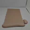 Bloss Leather Desk Pad and Keyboard Wrist Rest, Large Mouse Pad + Keyboard Pad+Mouse Wrist Support, Non-Slip Desk Mat Protector for Office, Home(31.515.7 Inches,Beige)