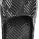 Weweya Slides for Women and Men - Bathroom Shower Shoes - Non Slip House Slippers - Lightweight Beach Sandals Size: 10 Women/8 Men