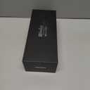 Flat Iron Cordless, Mini Hair Straightener and Curler for On The Go, Portable Travel Size USB-C Rechargeable Dual Voltage Straightening Iron for Thin Straight Fine Hair with Charging Dock (Black)