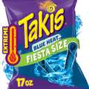 Takis Blue Heat Rolled Tortilla Chips, 17oz Bag
Extremely Spicy Hot Chili Pepper Flavor, Corn Snack Chips, Big Party Size for Sharing at Fiestas and Cook-Outs