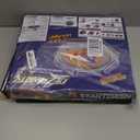 DEZAWRTY Gyro X Stadium Battling Set, 4 Spinning Tops, 2 Launchers and Arena with X Acceleration Rail, Boys Toys Kids Birthday Gift Ideals, 6+ Years Old (Grey)