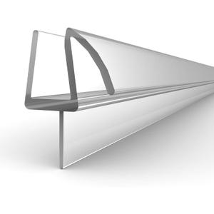 Basco 1/4 inch Shower Door Sweep Door and Panel (3/4" x 38-3/8") (Infinity), Clear