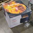 TIKI Patio Fire Pit Bundle  25-Inch Smokeless Wood Burning Outdoor Fire Pit for Backyard, Patio, Deck & Garden with Removable Ash Pan, Stand & Weather-Resistant Cover  Modern Black Stainless Steel