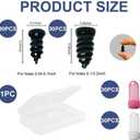 3 x 60 PCS Tire Repair Screws, Professional Screw Tire Plug Kit, Vacuum Tire Repair Rubber Nail Kit, Self-Service Tire Plugs Screw Type, Screw in Tire Plugs Heavy Duty for Car Motorcycle Truck Tractor