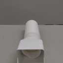 1 Pack White-Rain Gutter Downspout Extensions, Gutter Extender for Rainwater Drainage Flexible, Down Spout Drain Extension Pipe, Extendable from 21 to 62 Inches (Fit 3"x 4" downspouts)