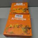 2 x Artscope Halloween Decorative Throw Pillow Covers 20x20 Inch Set of 4, Ghost Trick or Treat Pumpkin Sweet But Spooky Outdoor Farmhouse Pillow Cases for Home Sofa Couch-Orange