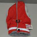 FUAMEY Dog Coat for Medium Dogs,Waterproof Dog Winter Jacket with Harness Built in Puppy Cold Weather Coats Reflective Pet Vest with Zipper Warm Fleece Dogs Snowsuit Windproof Red, M (Chest:21in)