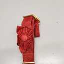 Elegant little tail Christmas Dog Collar, Female or Male Dog Collar Flower, Pet Collar Adjustable Dog Collars with Flower for Small Medium Large Dogs (Medium, Christmas Red, Pack of 1)