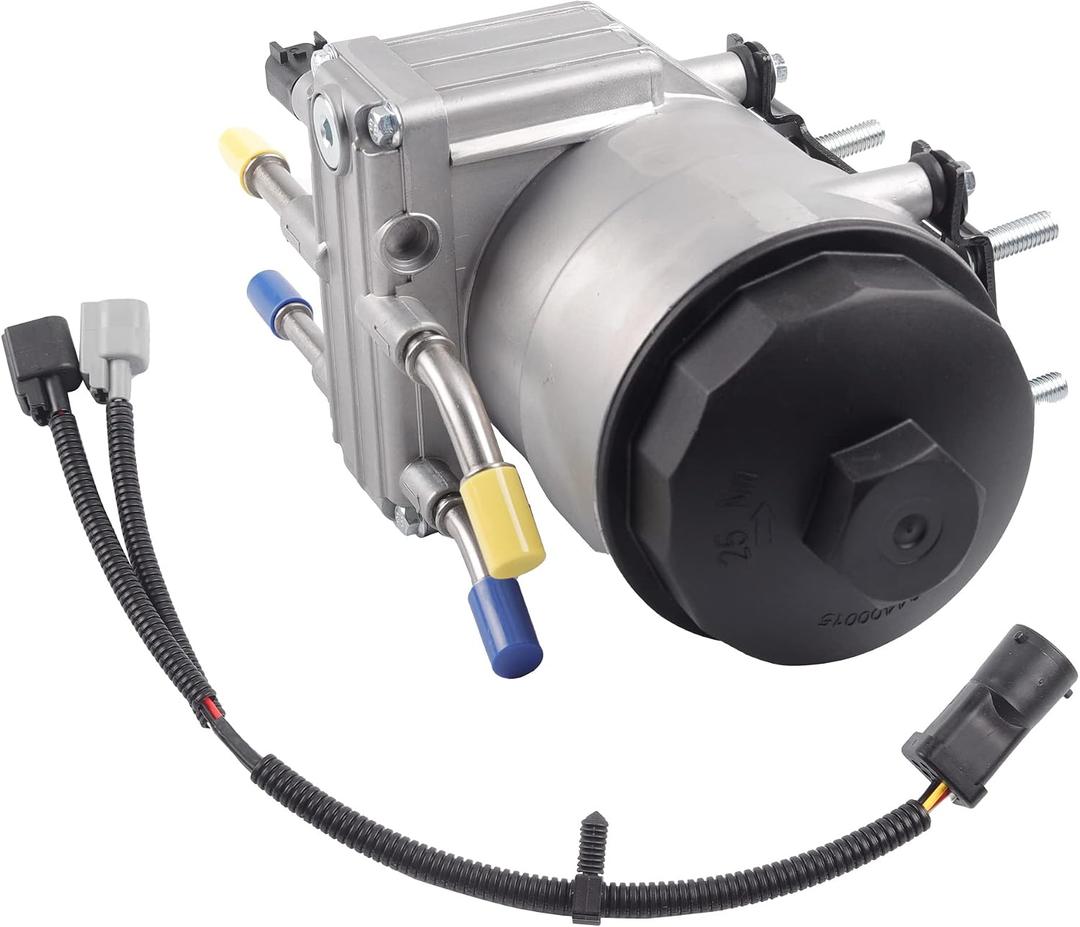 Dasbecan PFB101 6.0 Powerstroke Fuel Pump and Filter Assembly Compatible with Ford F250 F350 F450 F550 Super Duty Excursion V8 2003-2007 Replace# 6C3Z-9G282-C, with Harness